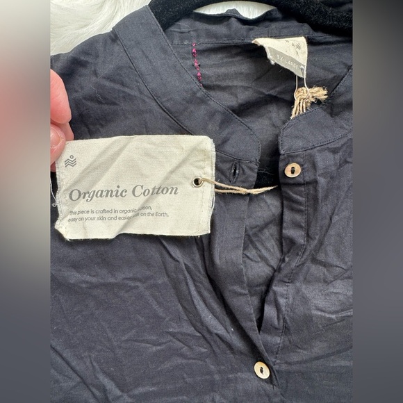 Nicobar Black Cotton Shirt dress 3XL - Picture 2 of 5